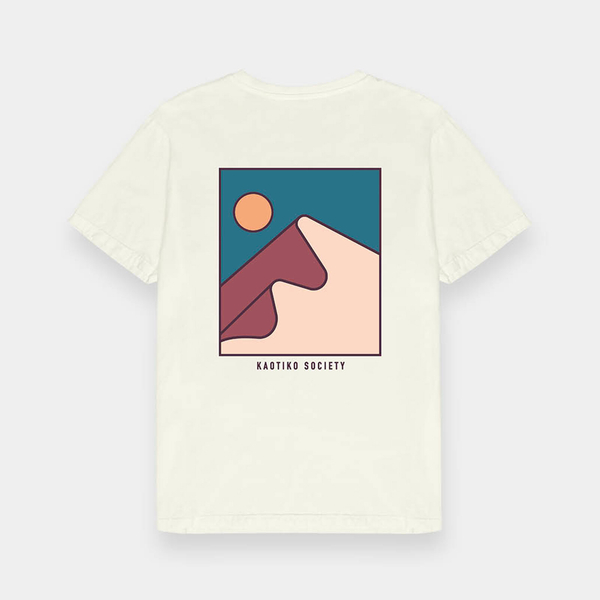Kaotiko Washed Minimal Mountain T-Shirt