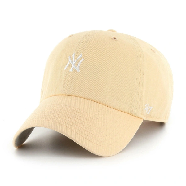 47 Brand Czapka z Daszkiem New York Yankees Apricot BASE Runner 47 Clean Up