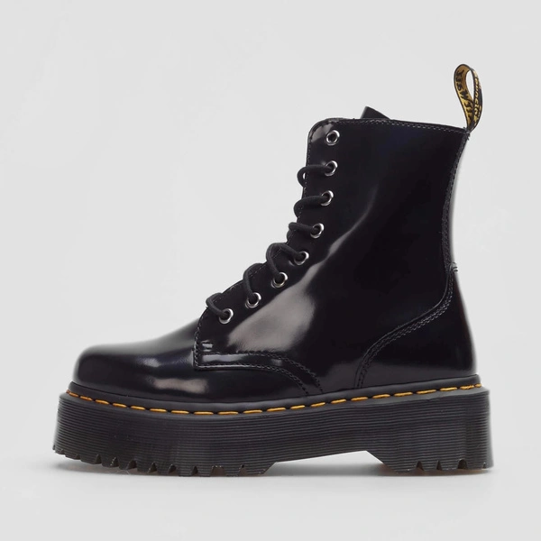 Dr. Martens glany na platformie Jadon Polished Smooth czarne damskie 15265001