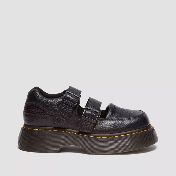 Dr. Martens półbuty Mary Jane Buzz Milled Nappa czarne damskie 41061001