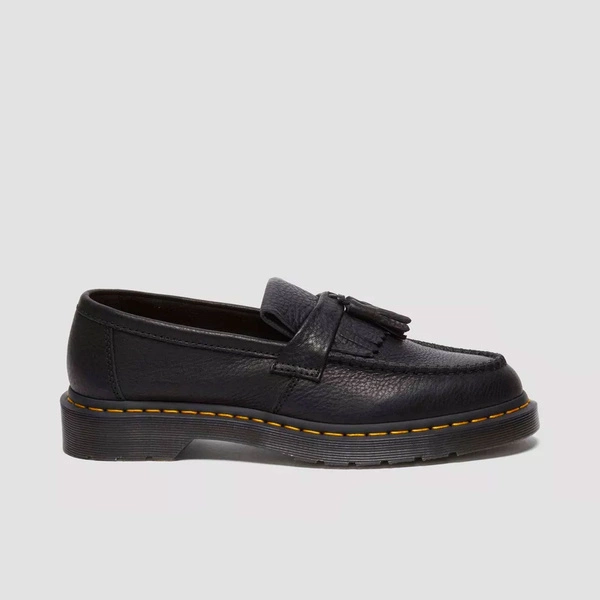 Dr. Martens loafersy z frędzlami Adrian Yellow Stitch Ambassador czarne 31997001