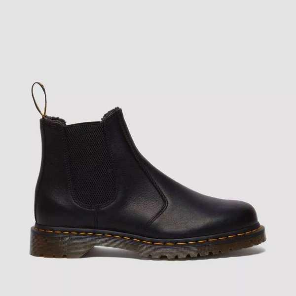 Dr. Martens sztyblety Chelsea ocieplane 2976 Grizzly czarne 31874001