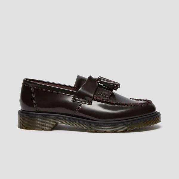 Dr. Martens loafersy z frędzlami Adrian Arcadia wiśniowe 14573601