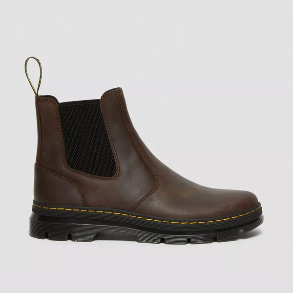 Dr. Martens sztyblety Chelsea Embury Crazy Horse ciemnobrązowe 25978207