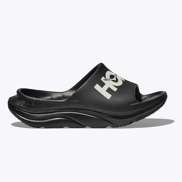 HOKA Ora Athletic Slide unisex klapki regeneracyjne Black / White