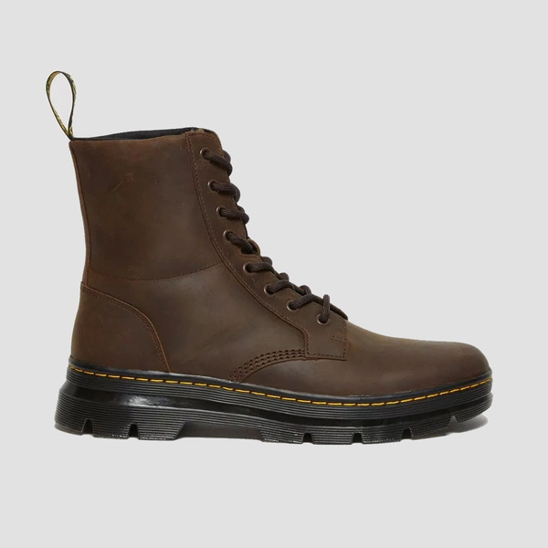 Dr. Martens glany Combs Crazy Horse ciemnobrązowe 26006207