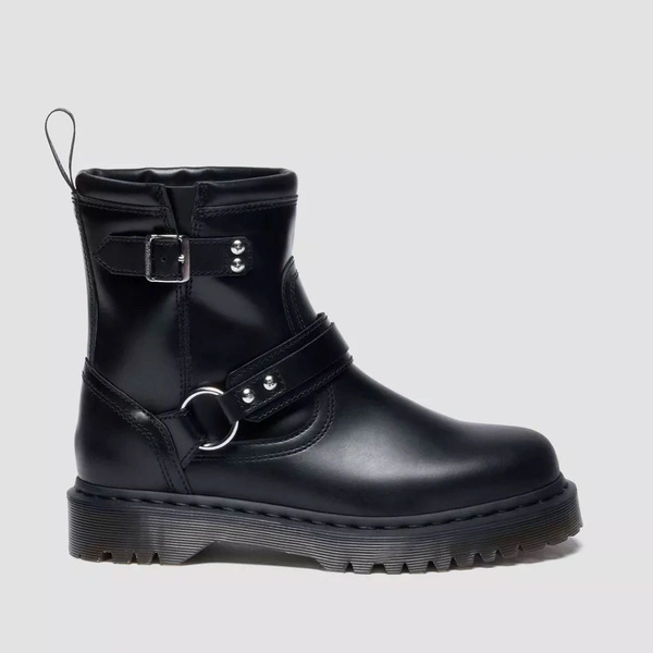 Dr. Martens botki biker Anistone Harness Orleans czarne 42583001