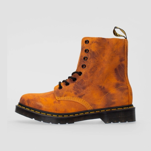 Dr. Martens glany 1460 Pascal Tie Dye zamszowe pomarańczowe 27962806