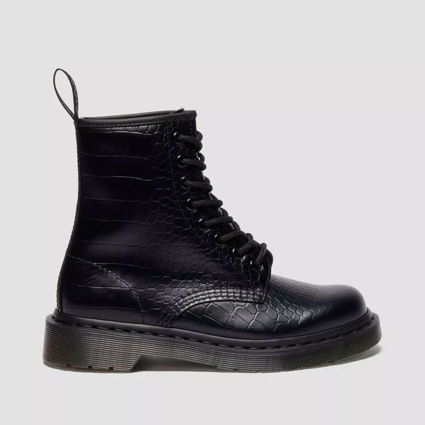 Dr. Martens glany 1460 Croco czarne damskie 42679001