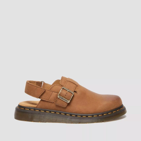 Dr. Martens sandały Jorge II nubukowe jasnobrązowe 31568200