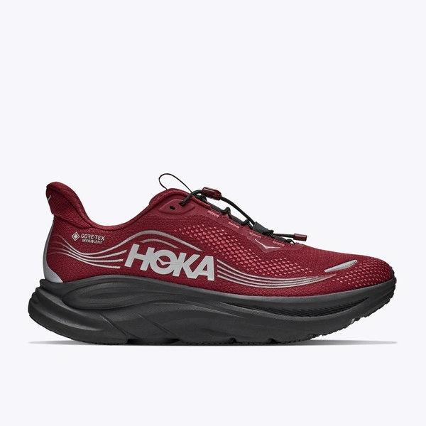 HOKA Clifton 11 GORE-TEX męskie wodoodporne buty do biegania Varsity Burgundy/Carbon Black