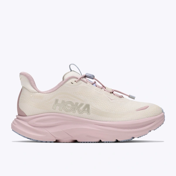 HOKA Clifton 11 GLM GORE-TEX damskie wodoodporne buty do biegania Alabaster/Pink Opal
