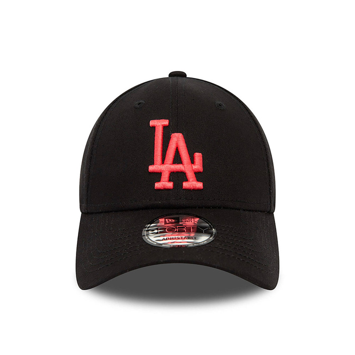 New Era LA Dodgers League Essential Black 9FORTY Adjustable Cap