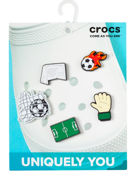 Crocs Jibbitz Big Time Soccer 5 Pack