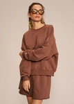 Bluza damska Coalition CLTN NIKO – brąz