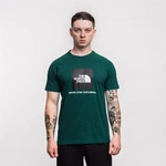 The North Face S/S Raglan Red Box Tee NIGHT GREEN