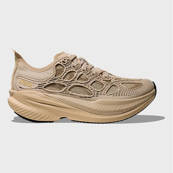HOKA Mach X Caged unisex sneakersy Cream / Split Pea
