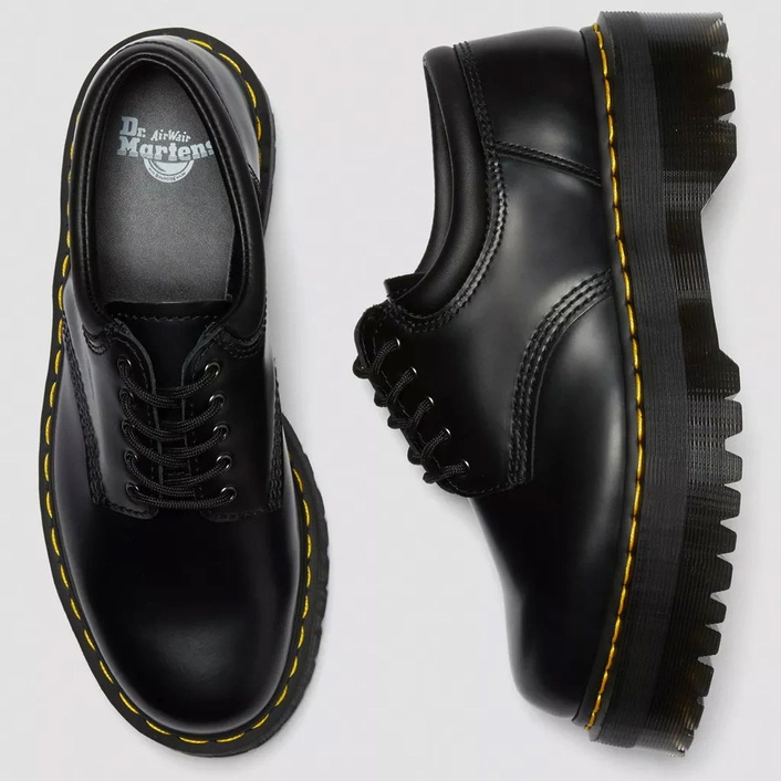 Dr. Martens 8053 Quad Smooth Leather Platform Shoes 24690001