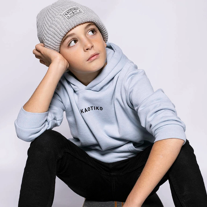 Kaotiko Basic Sweatshirt Baby Blue
