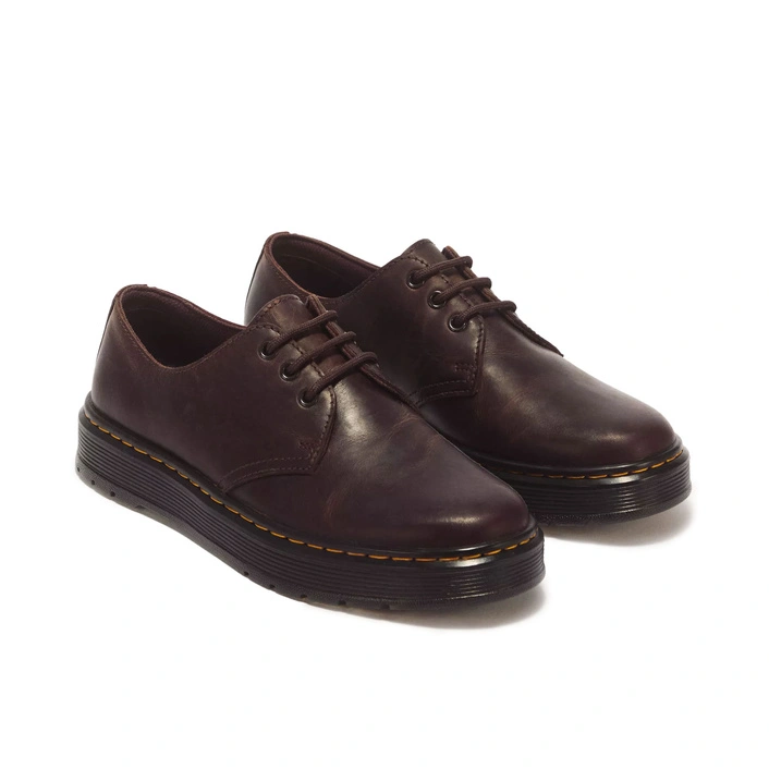 Dr. Martens półbuty Brookline Lo Crazy Horse ciemnobrązowe 41555201