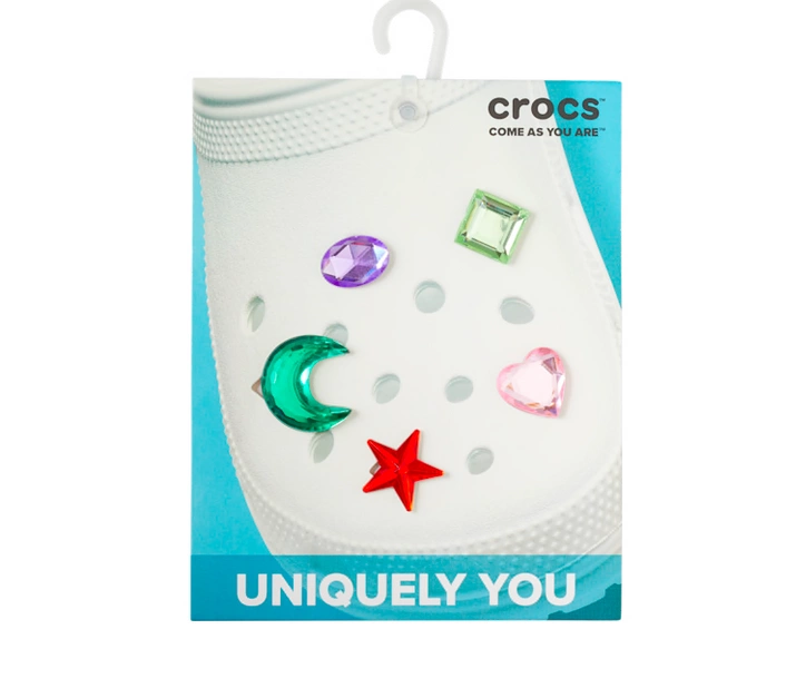 Crocs Jibbitz Elevated Gem 5 Pack