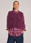 Kamizelka damska Coalition CLTN WOOLEN – śliwka
