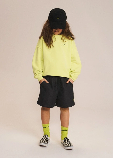 Bluza dziecięca Coalition CLTN K CREWNECK – limonka
