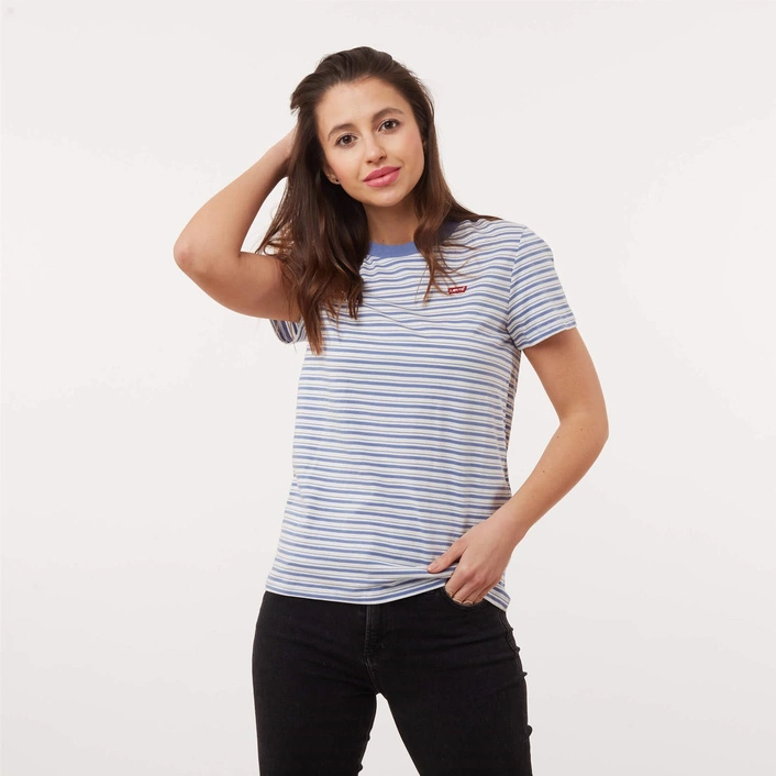 Levi's WMNS THE PERFECT TEE COLONY BLUE