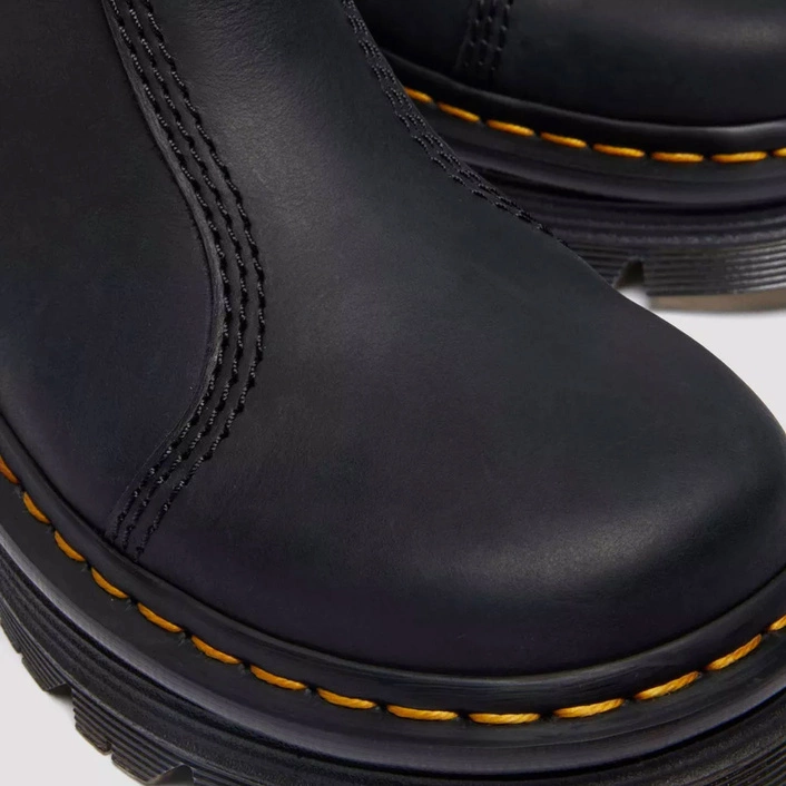 Dr. Martens ZEBZAG RIGGER SLIP ON LEATHER BOOTS 42662001