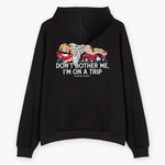 Kaotiko Washed Busy Cupid Black Sweatshirt AR001-02-G002