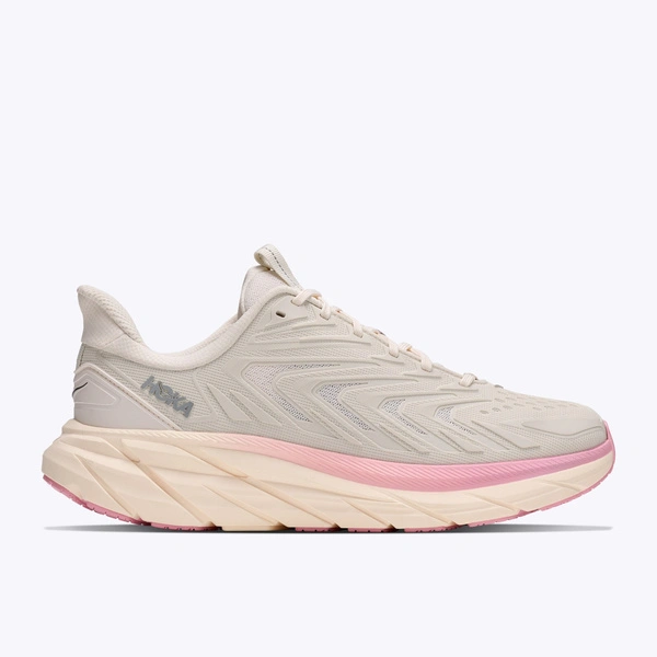 HOKA Clifton UTL damskie sneakersy Alabaster/Dewy Pink