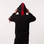 Alpha Industries BLUZA MĘSKA RED STRIPE HOODY BLACK