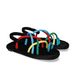 Bohonomad Ibiza Rope Sandal – Black/Multi
