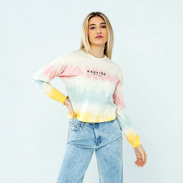 Kaotiko M/L TIE DYE PINK/TURQUOISE