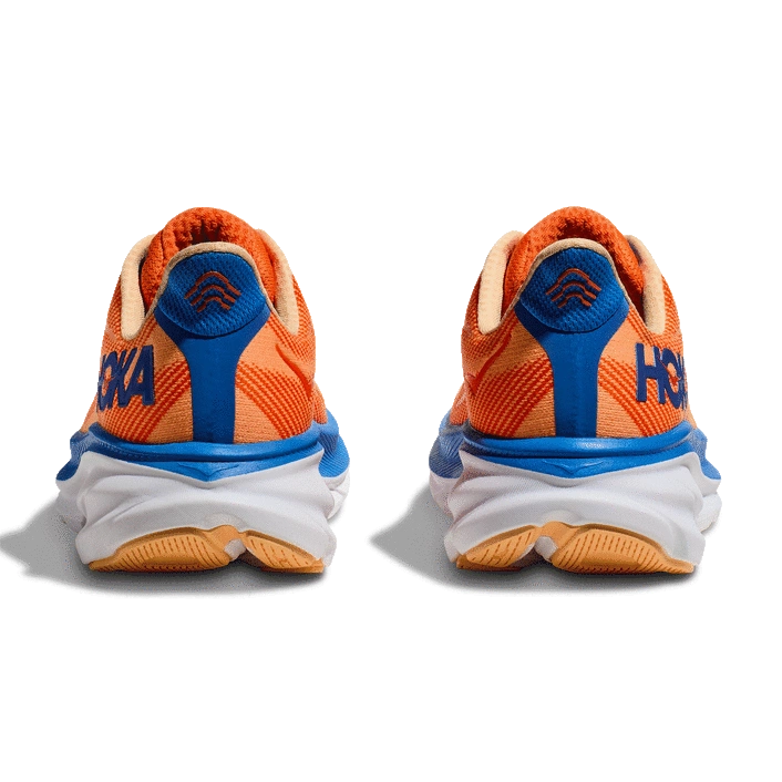Hoka MEN'S CLIFTON 9 VIBRANT ORANGE/IMPALA