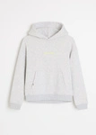 Bluza dziecięca z kapturem Coalition CLTN K HOODIE – jasny szary melanż