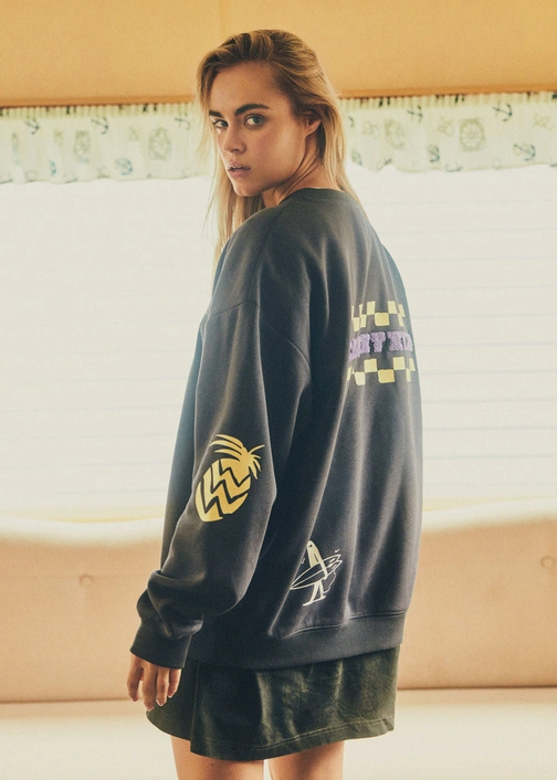 Bluza damska Coalition CLTN KIRKENA – grafit
