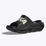 HOKA Ora Athletic Slide unisex klapki regeneracyjne Black / White