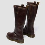 Dr. Martens kozaki biker Anistone Knee High Crazy Horse ciemnobrązowe 41871200