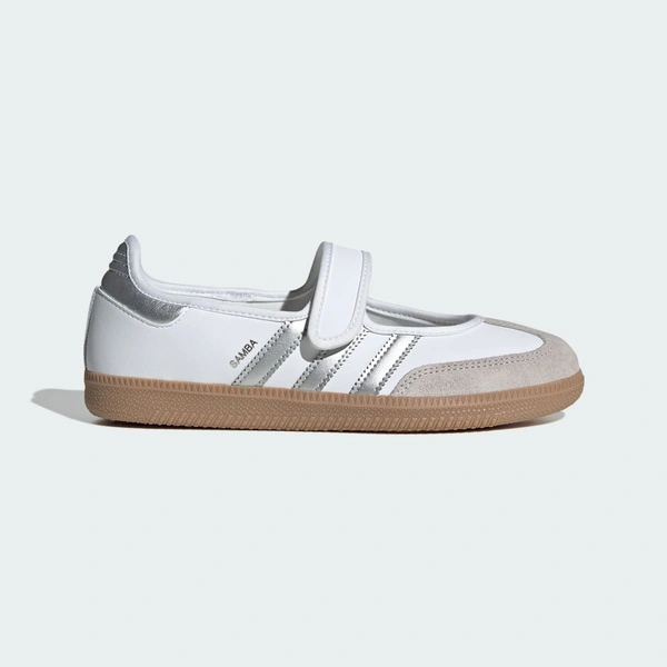 adidas Samba Jane (W) Cloud White / Silver Metallic / Gum KJ3785