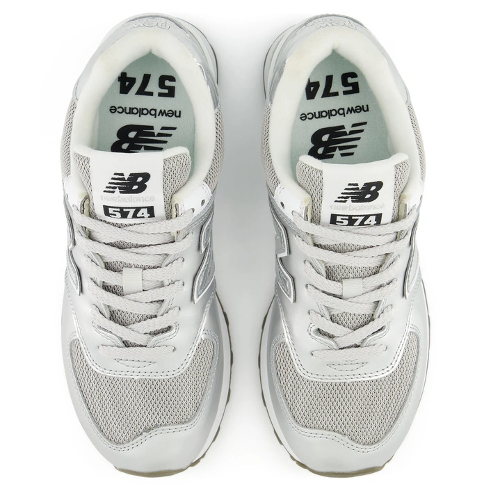 New Balance Buty Sneakersy Damskie 574 W574428 Srebrne