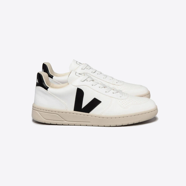 Buty Męskie Veja V-10 CWL White/Black VEGAN