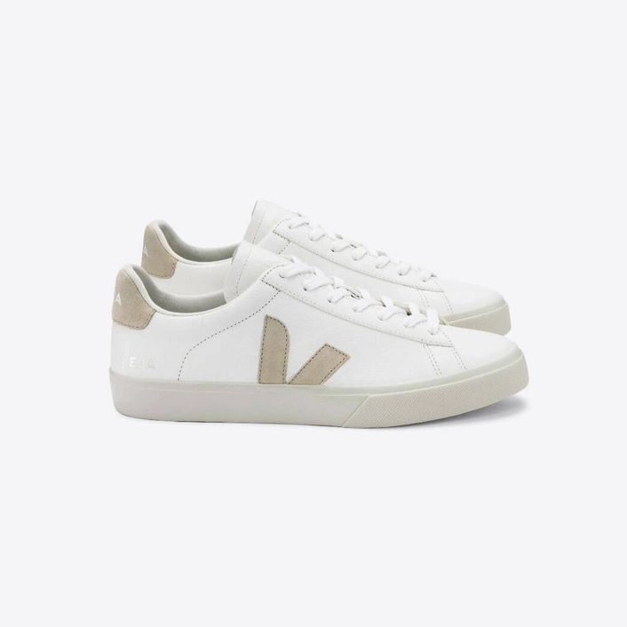 Veja CAMPO CHROMEFREE LEATHER WHITE ALMOND