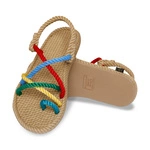 Bohonomad Ibiza Rope Sandal – Beige/Multi