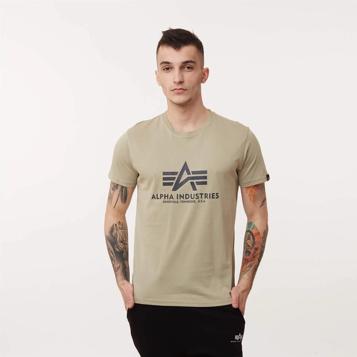 Alpha Industries BASIC T-SHIRT LIGHT OLIVE