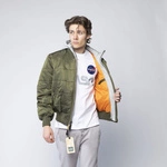Alpha Industries MA-1 D-Tec Puffer OS JACKET DARK GREEN