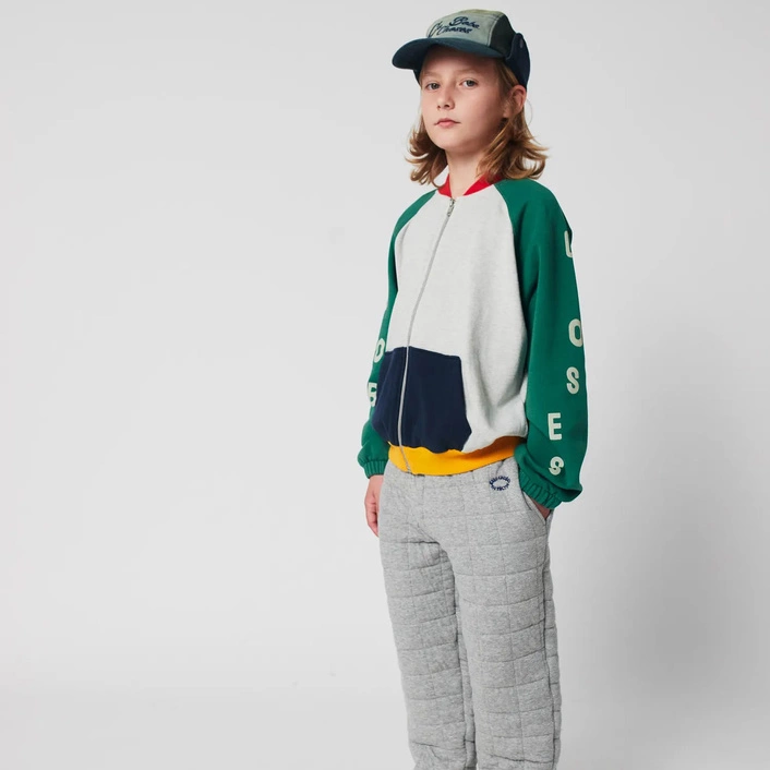 BOBO CHOSES Bobo Choses color block zipped sweatshirt MULTICOLOR