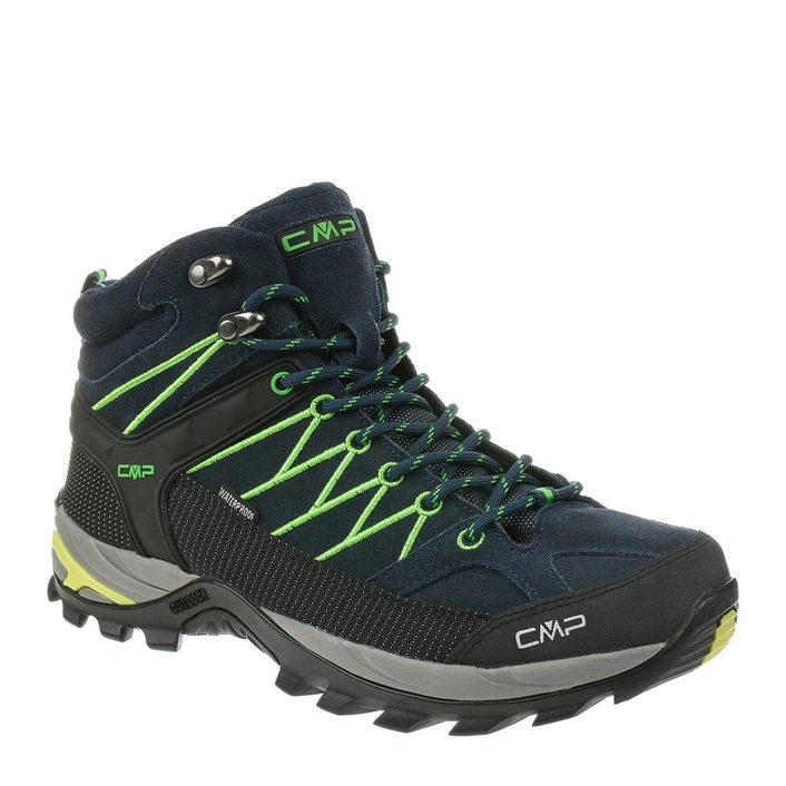 CMP RIGEL MID TREKKING SHOE Waterproof B.BLUE-GECKO