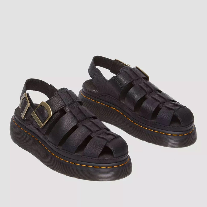 Dr. Martens sandały rybackie Wrenlie Grizzly czarne 31524001