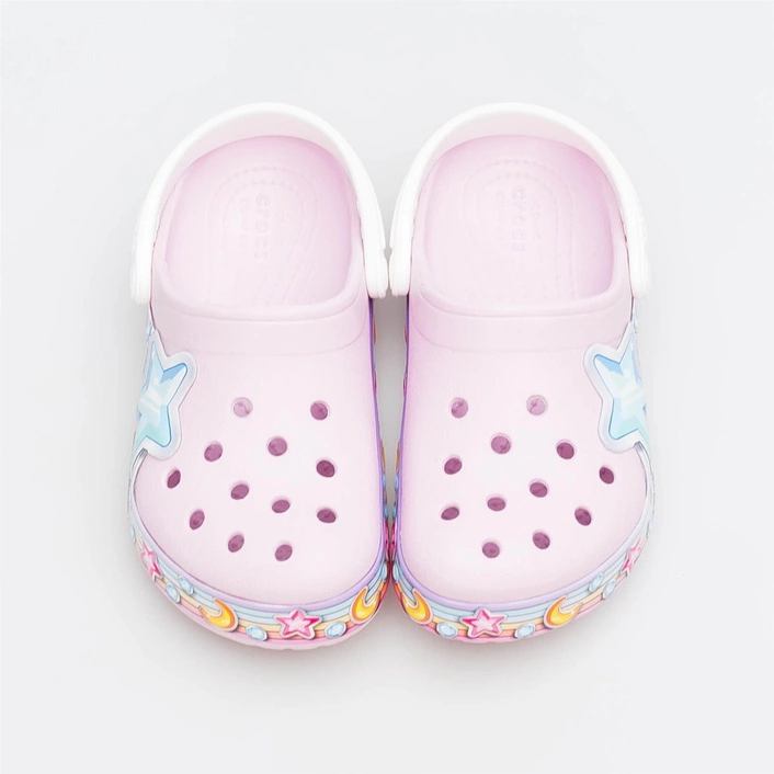 Crocs FUN LAB STAR BAND CLOG KIDS BALLERINA PINK